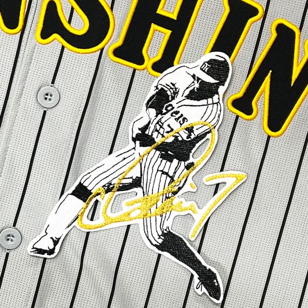 糸井嘉男サイン入り タイガース応援ユニフォーム Amazon.co.jp: 阪神 タイガース 刺繍ワッペン 糸井 嘉男 シルエット